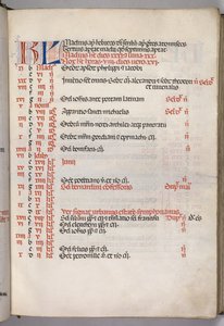 Missale: Fol. 5r: Maj kalendersida, 1469. av Bartolomeo Caporali