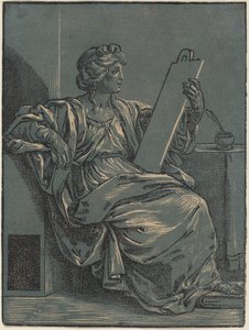 Sibylla av Bartolomeo Coriolano or Giuseppe Maria Moretti after Guido Reni