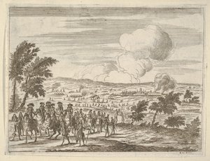 Hertigen och hans trupper vid Casalmaggiore, från L