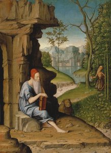 Saint Hieronymus i öknen