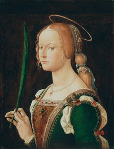 Sankta Justina av Padua, 1490-talet.