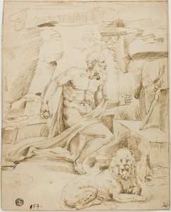 Sankt Jerome av Bartolomeo Passarotti