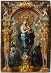 Our Lady of Good Counsel, ca 1680 (olja på koppar) av Bartolomeo Perez