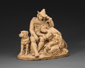 Vilande italienska bönder av Bartolomeo Pinelli