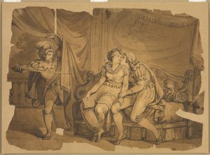 Paolo och Francesca av Bartolomeo Pinelli