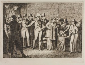 Pius VII. Bortförd av fransmännen natten till den 6 juli 1809