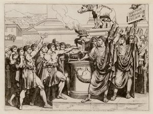 Brutus ed (etsning) av Bartolomeo Pinelli