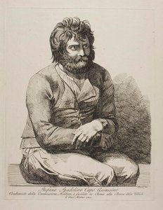 Rånarkungen Stefano Spadolino av Bartolomeo Pinelli