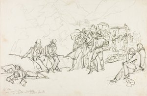 Stagecoachrånet av Bartolomeo Pinelli