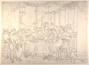 Damoklessvärdet av Bartolomeo Pinelli