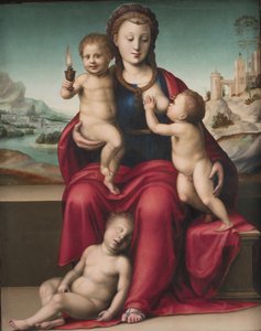 Caritas (välgörenhet) av Bartolomeo di Zanobi