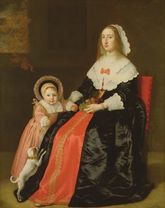 Porträtt av en mor och ett barn, 1644