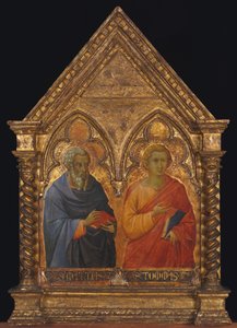 De heliga Matthias och Thomas, ca. 1350.