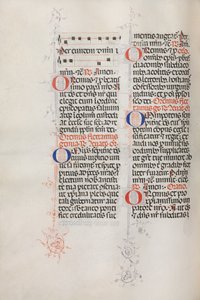 Missale: Fol. 146v: Musik för olika böner..., 1469. av Bartolommeo Caporali