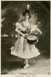 Adelina Genee, danskfödd brittisk balettdansös, c1906.