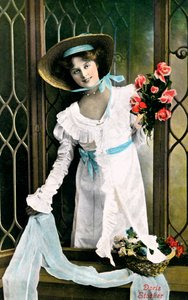 Doris Stocker, skådespelerska, tidigt 1900-tal.