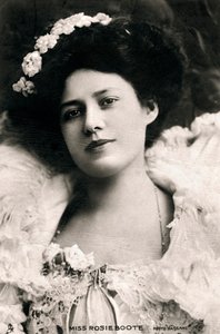 Rosie Boote 1878-1958, engelsk skådespelerska, 1905.