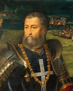 Italien, Modena, Porträtt av Alfonso I d