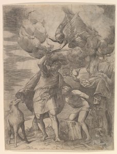 The Angel Staying the Arm of Abraham, efter 1552.