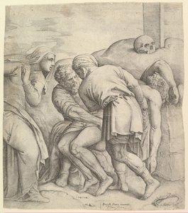 Gravläggningen. av Battista Franco Veneziano