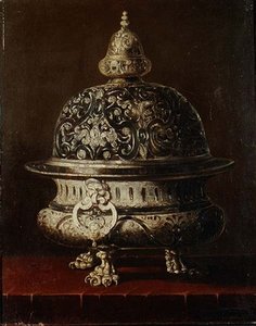 En Silver Brazier av Baudouin or Baudrain Yvart