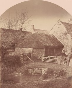Farm Yard, Prestbury nära Cheltenham,ca. 1855 (foto) av Baynham Jr. Jones