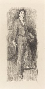 Greve Robert de Montesquiou av Beatrice Godwin Whistler after James McNeill Whislter