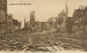 Rue de Verger, 27 juni 1915 av Belgian Photographer