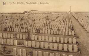 Tyne Cot Cemetery i Passchendaele av Belgian Photographer