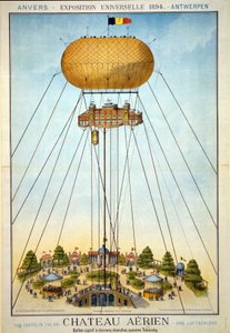 Aerial Chateau, universell utställning, 1894 av Belgian School