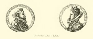 Albert VII, ärkehertig av Österrike och Isabella av Spanien, guvernörer i de spanska Nederländerna av Belgian School