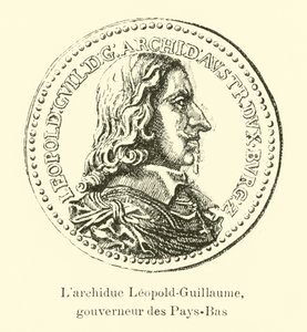 Ärkehertig Leopold Wilhelm av Österrike, guvernör i Nederländerna av Belgian School
