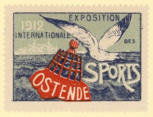 Internationell sportutställning, Oostende, Belgien, 1912 av Belgian School
