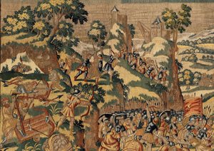 Berättelsen om Cyrus II den store, ca 1590 (gobeläng) av Belgian School