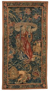 Gobeläng, Sibylla Europa (en av en uppsättning av sex sibyllor som omfattar 46.134 till 45.139) kallad 