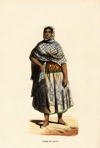 Kvinna i staden Xalapa, Veracruz, Mexiko av Belgian School