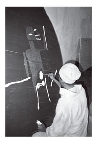 Jean-Michel Basquiats målning "Record", Area, New York av Ben Buchanan
