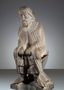 Januari, staty från Cycle of Months, Baptistery of Parma