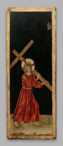 Kristus som bär korset; Kristus Frälsaren; korsfästelsen av Benedetto Bonfigli