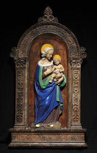 Jungfru och barn, 1500-1510. av Benedetto Buglioni