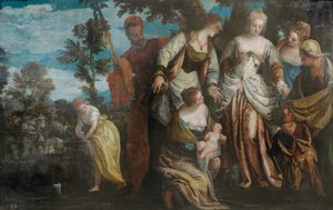 Fyndet av Moses av Benedetto Caliari