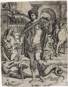 Sankt Georg av Benedetto Montagna