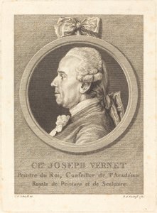 Claude Joseph Vernet av Benedict Alphonse Nicolet after Charles Nicolas Cochin II