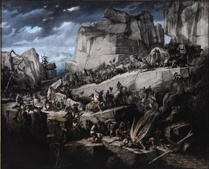 Hannibal korsar Alperna av Benedict Masson
