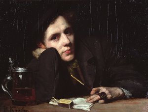 Porträtt av Arthur Wasse (olja på duk) av Benes Knupfer