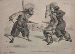 Maktpositioner i frågan om orienten av Benjamin (Benjamin Roubaud)