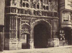 Christchurch Gateway, Canterbury, 1854, tryckt 1857.