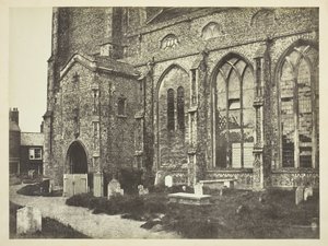 Southside of Cromer Church, ca. 1850-talet. av Benjamin Brecknell Turner