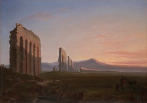Utsikt över den romerska Campagna av Benjamin Champney