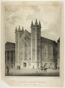 Frimurartemplet, Boston av Benjamin F. Nutting